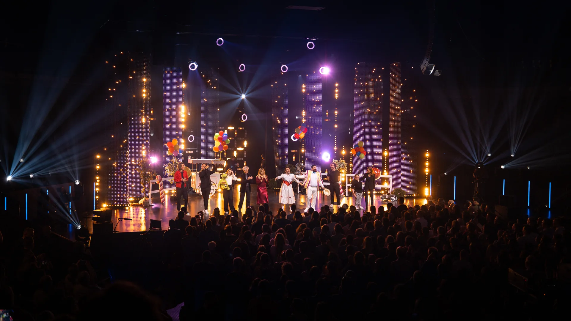 Vue panoramique de la salle du Cirque Royal lors du gala OD Live Productions